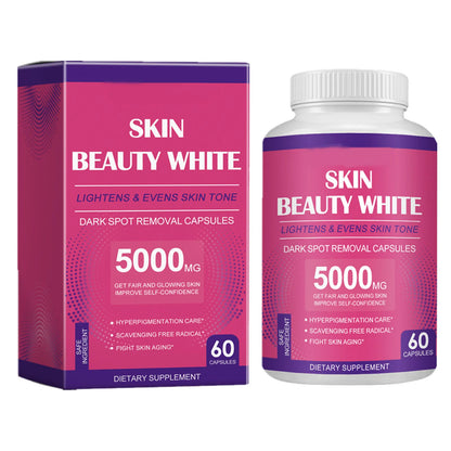 5000mg Glutathione Collagen Antioxidant Brightening Capsules, Remove Spots Wrinkle, Anti-Aging,Skin Care Quick Whitening