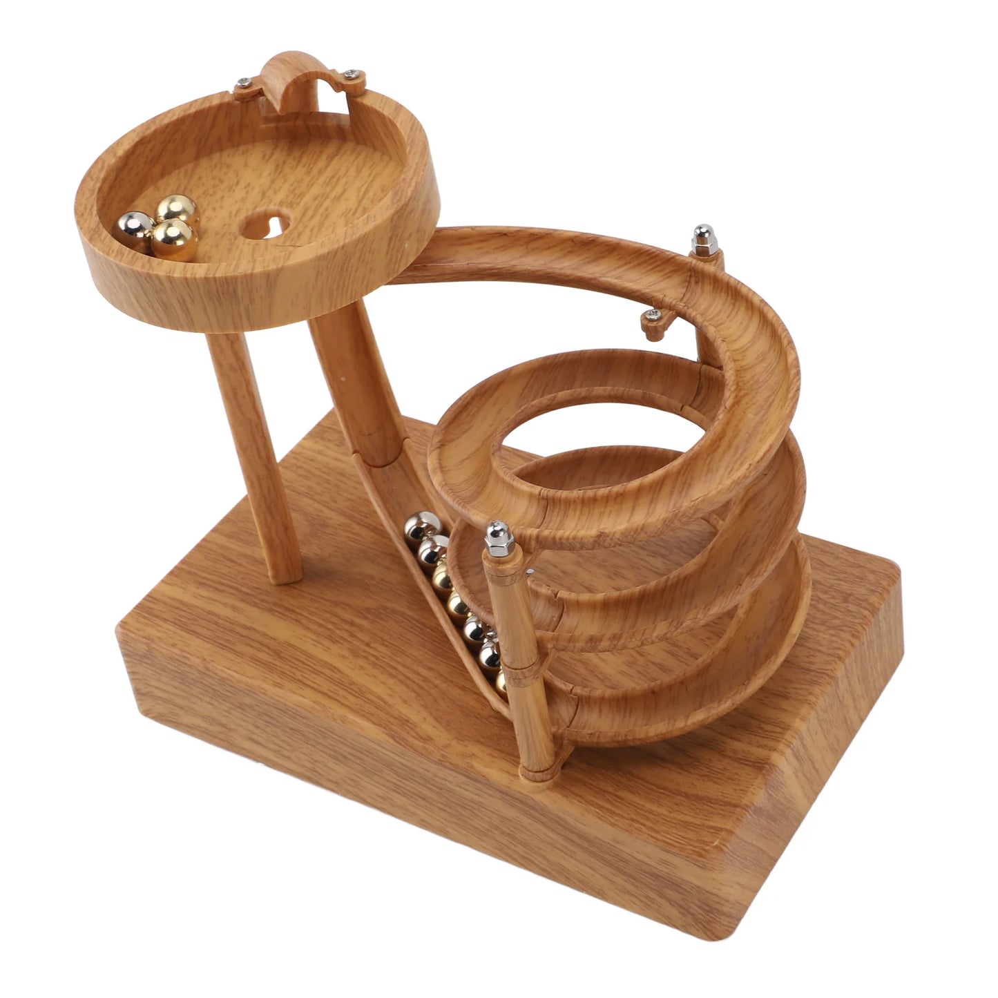 Art Perpetual Motion Machine Ornament Relieve Stress Rolling Ball Perpetual Motion Machine Decoration for Playing