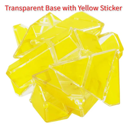 Lefun FangCun Ghost 6cm Cube Magico 3x3 Strange-shape Cube Magic Puzzle Hollow Sticker SpeedCube Educational Toys Ghost Cube