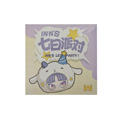 Inn The Party Series Plush Bag Pendant Blind Box Outdoor Soft Zipper Bag Cosmetics Wallet Cute Vinyl Plush Doll Girl Toys Gifts