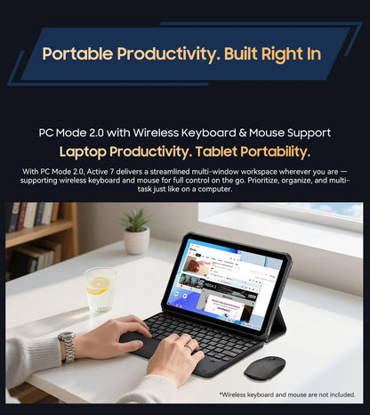 Blackview Active 7 RuggedTablet 11-inch  FHD+ Display Octa-core Android IP68&IP69K 10000mAh 45W Charger Outdoor Pad PC