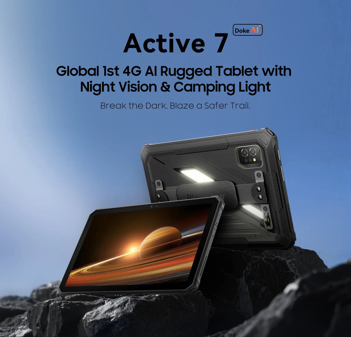 Blackview Active 7 RuggedTablet 11-inch  FHD+ Display Octa-core Android IP68&IP69K 10000mAh 45W Charger Outdoor Pad PC