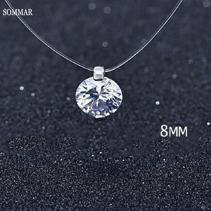 SOMMAR Vintage Love PVD plated  collar necklace for women round zircon round zircon neck jewelery Costume Jewellery