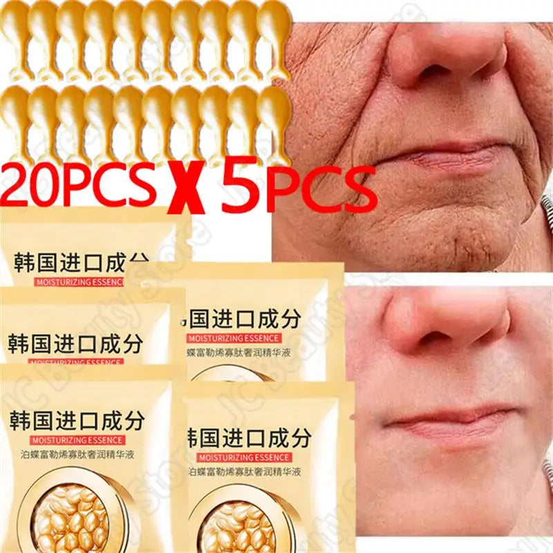 New 20pcs Hyaluronic Acid Capsules Serum Face Fine Line Repair Spot Remove Whiten Anti-Wrinkle Ageless Firm Skin Care Cosmetics