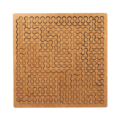 Impossible Wooden IQ Jigsaw Puzzle – 10-Level Brain Teaser Tangram Board Game