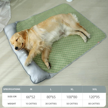 HOOPET Summer Dog Bed Cat Cool Mat Breathable Pet Sleep Ice Cushion for Small Medium Large Dog Cat Pet Cooling Mat Supplies