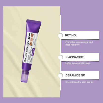 Retinol Whitening Freckle Cream Melasma Dark Spots Pigmentation Removal Fade Stain Melanin Fast Repair Brighten Korean Skin Care