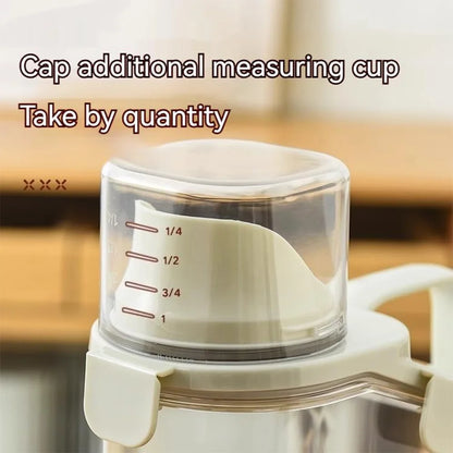 Pet food sealed bucket cat and dog food storage tank freeze-dried anti mold storage box large capacity transparent storage tank
