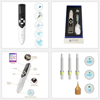 Portable 2 In 1 Plasma Ozone For Acne Beauty Plasma Laser Pen For Eye Lift Wrinkle Removal spot Removal Pen mole Remover Pen