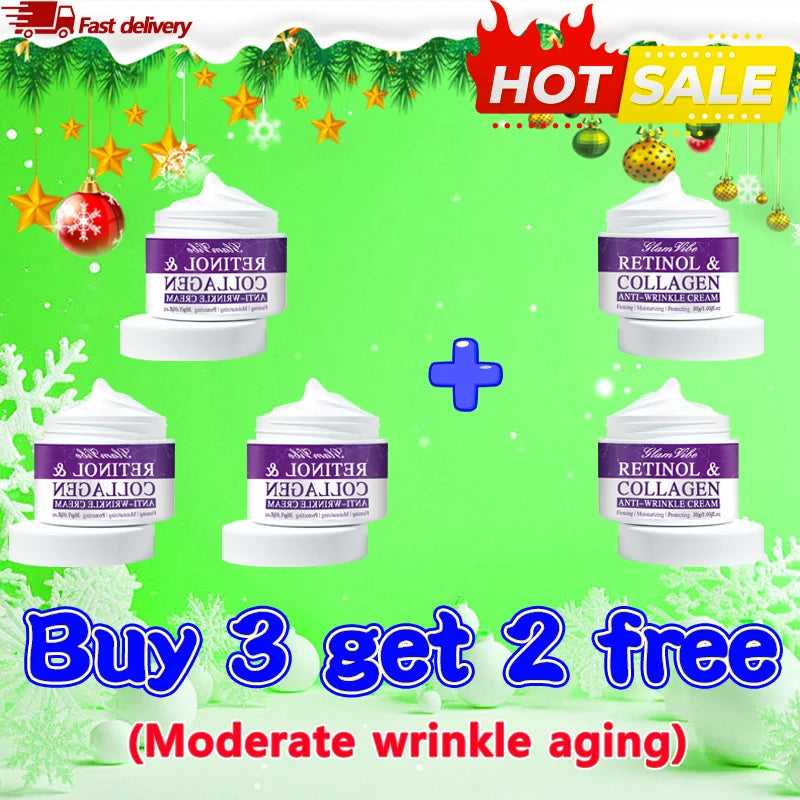 Contains peptides, retinol facial anti-aging cream, vitamin e hyaluronic acid for wrinkle repair anti-wrinkle moisturizing.