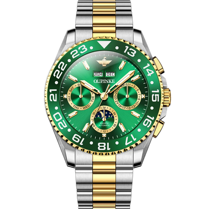 OUPINKE 3271 Original Waterproof Watch For Man Stainless Steel Strap Fashion Automatic Mechanical Wristwatch Luxury Men Gift
