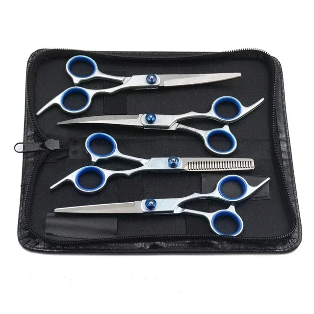 6 Inch Dogs Grooming Scissors Stainless Steel Pet Hairdresser Scissors For Dogs Professional Animal Barber Cutting Tools