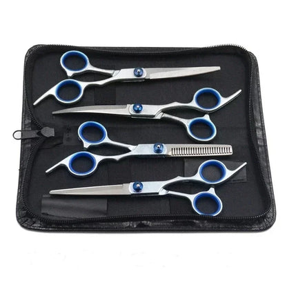 6 Inch Dogs Grooming Scissors Stainless Steel Pet Hairdresser Scissors For Dogs Professional Animal Barber Cutting Tools