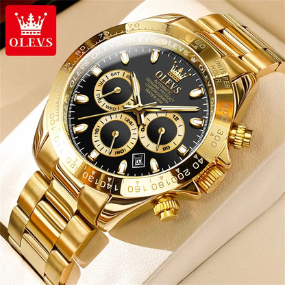 OLEVS 6638 Men's Automatic Mechanical Watch Waterproof Luminous Stainless Steel Strap Men's Mechanical Watch Fashion Luxury