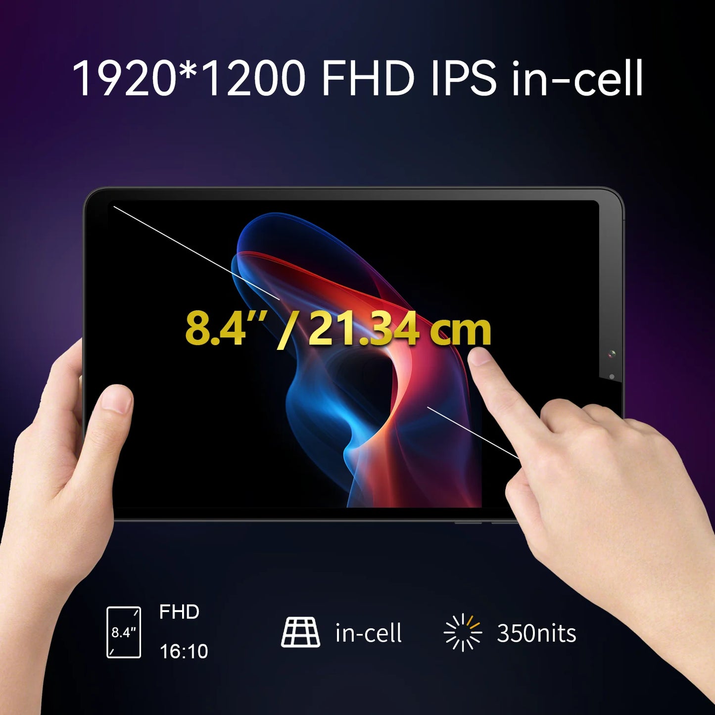 BNCF BPad Mini 8.4" 2K IPS Tablet - Android14 8GB RAM Snapdragon SMD685 6050mAh 4G LTE Widevine L1