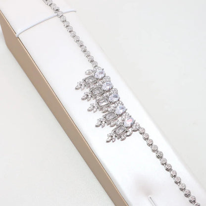 Eiralee 2025 new model cubic zirconia luxury jewelry, including necklaces, earrings, bracelets, open ring sets, and wedding jewe
