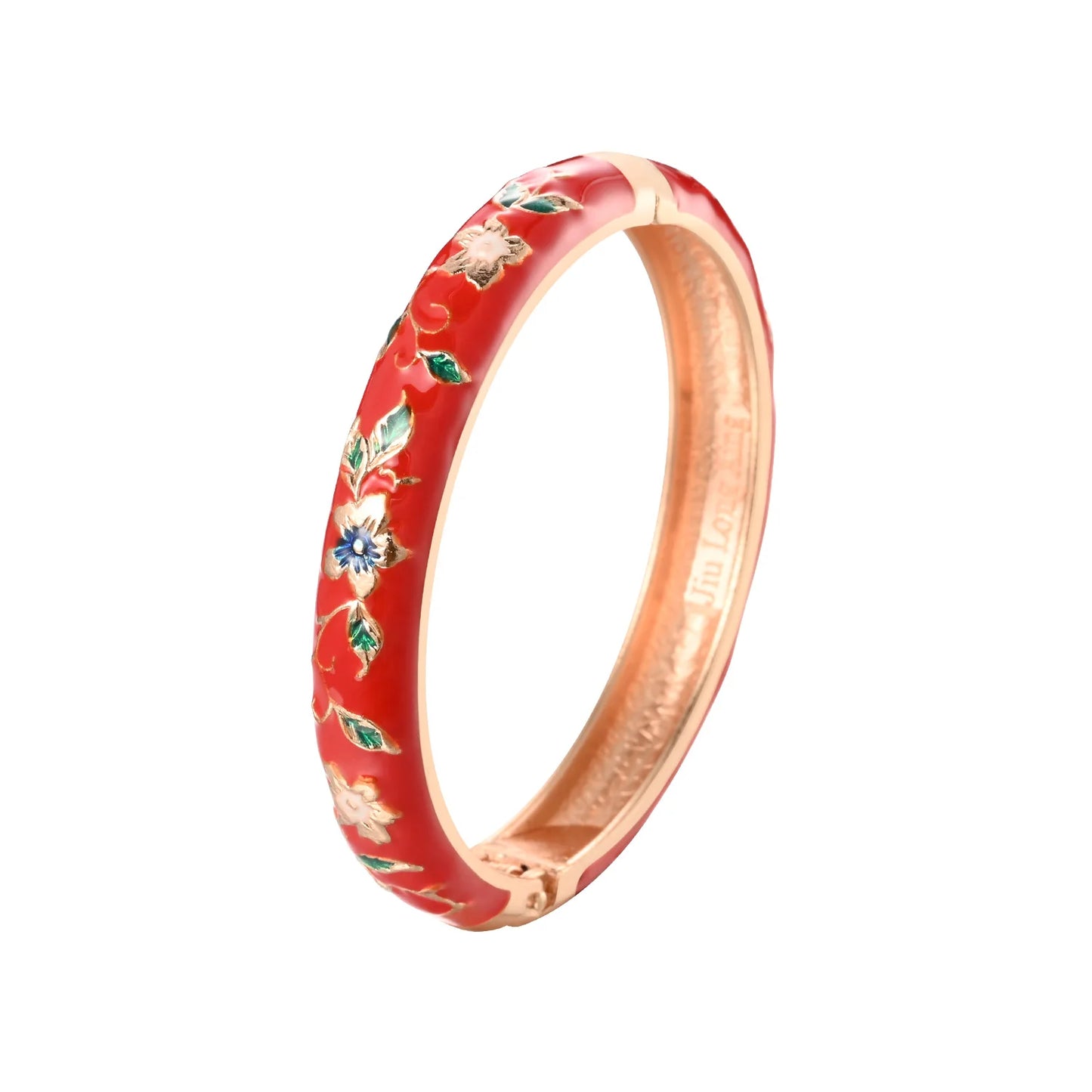 Cloisonne Bangles For Women Bracelet On Hand Flower Enamel Jewelry Women's Hand Bracelets Female Bangle Mother's Day Gifts Wife