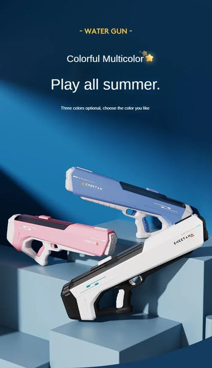 Automatically Water High Pressure Electric Water Gun Toys for Kids Summer Outdoor Pool Fight Games Children Water Toys Gift