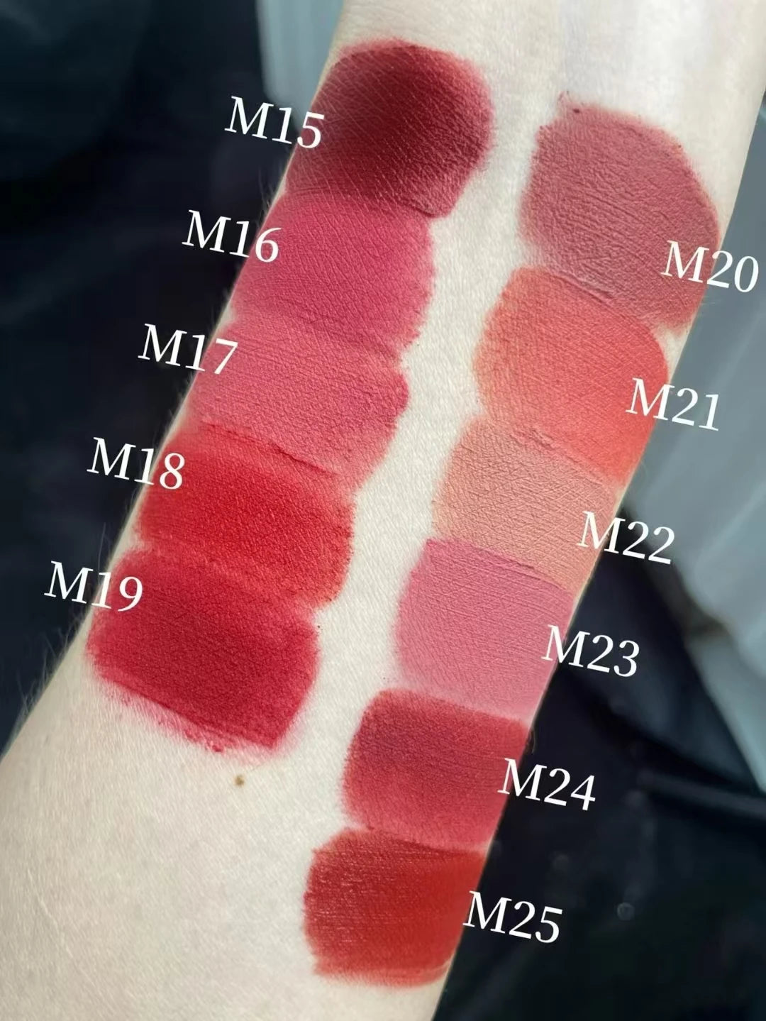 AKF Lip Mud Matte Velvet Soft Mist Lipstick Moisturizing Longlasting High Pigmented Lip Tint Lip Glaze Cosmetics Makeup