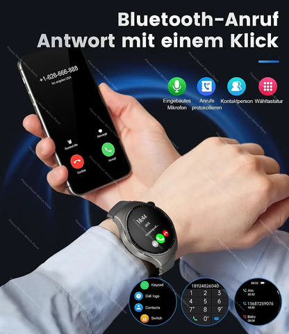 Original For Huawei Watch 5 Smartwatch 2025 Sensor Window AMOLED 4G ROM NFC Compass Clock Bluetooth Call Smart Watch Men Women