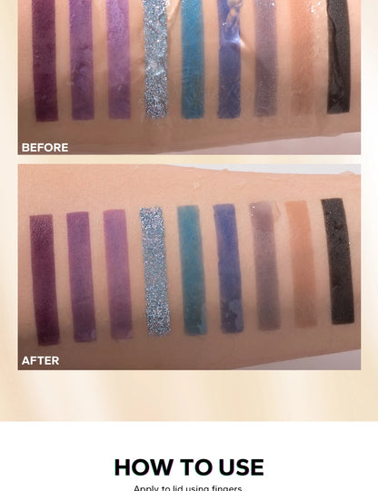 45 Color Eyeshadow Palette, Neon Glitter Matte Eyeshadow Natural Nude,Highly Pigmented Nude Warm Color Tone,Colorful Makeup