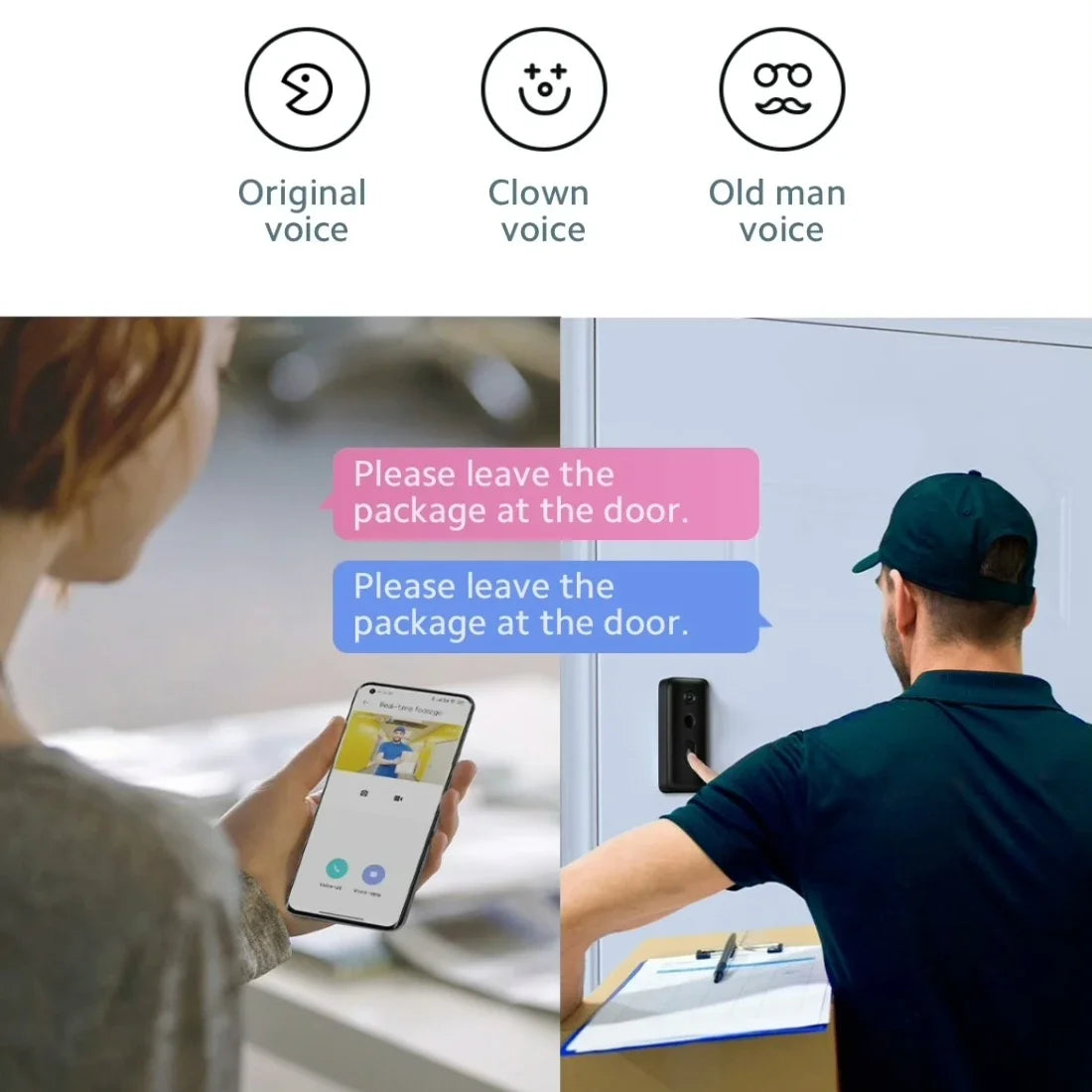 Xiaomi Smart Doorbell 3 2K Ultra HD Night Vision Video Doorbell Long Battery AI Human Recognition Work with Mi home APP