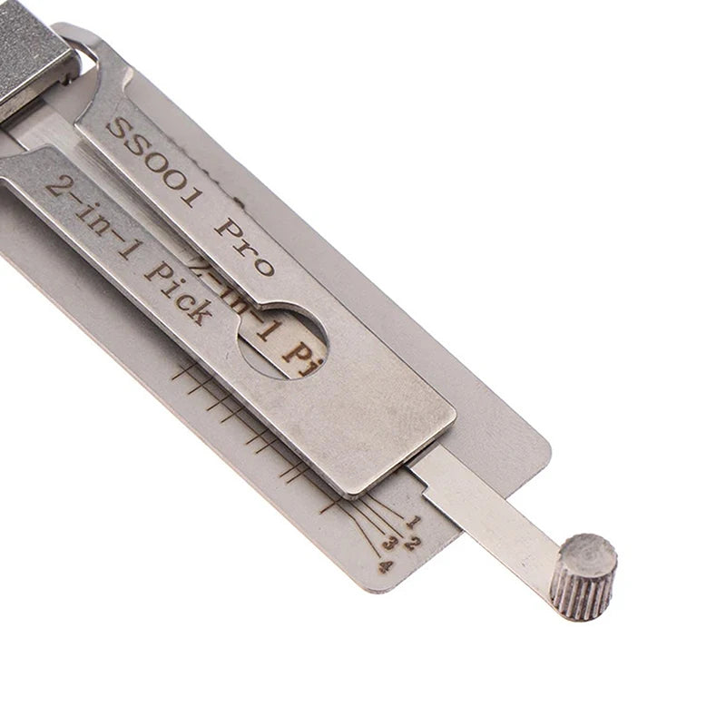 SS001Pro 2 In 1 Lock Key Precision Hook And Pick Set Pick-up Kits Maintenance Repair Tool Door Lock Unlocking Engineering