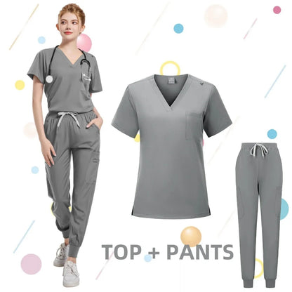 Nurse's Dress Separate Set Women's Oral Dental Surgery Cosmetic Plastic Surgery Hospital Doctor's Uniform Nurse Uniform