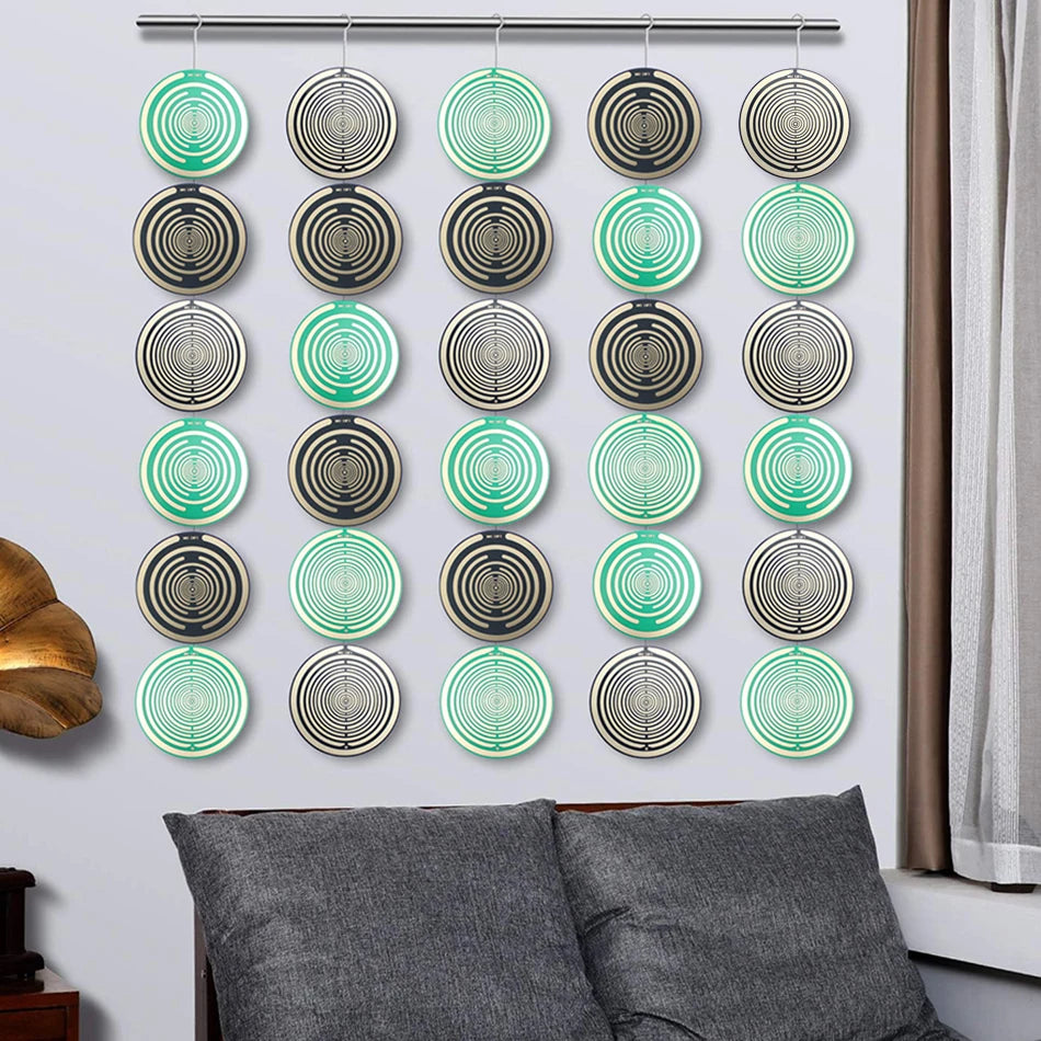 2PCS 16CM Lakhovsky's Multi Wave Oscillator MWO Ornaments Provide the Energy Polarizing Disc On Our Desk or Wall Gift