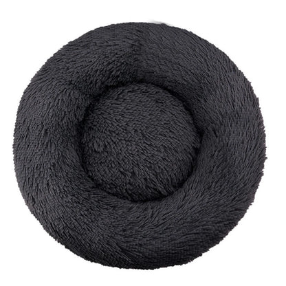 Plush Warm Round Large Dog Bed Winter Soft Puppy House Medium Cat Sofa Sleeping Bed Elastic Small Dog Kennel Nest Accessories