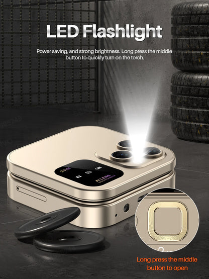 SERVO i16 Pro 2G GSM/4G LTE Network Small Flip Mobile Phone 2 SIM Standby Call Recording Speed Dial 1.77" Mini Folding Cellphone