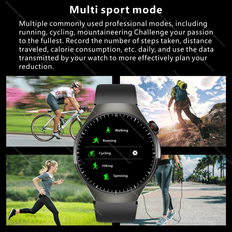 Original For Huawei Watch 5 Smartwatch 2025 Sensor Window AMOLED 4G ROM NFC Compass Clock Bluetooth Call Smart Watch Men Women