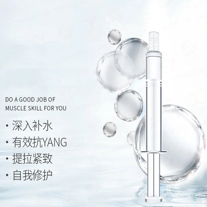 Multi-milliliter HA lip liquid cosmetics serum Prefilled glass syringe Disposable sterile tattoo tool