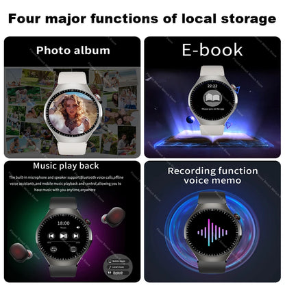 Original For Huawei Watch 5 Smartwatch 2025 Sensor Window AMOLED 4G ROM NFC Compass Clock Bluetooth Call Smart Watch Men Women