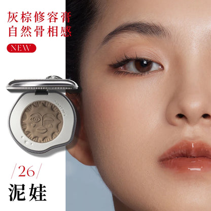 Girlcult Cute Makeup Korean Blush Contour And Highlighter Palette Matte Lasting Blusher Cream,Lightweight & Smooth Finish