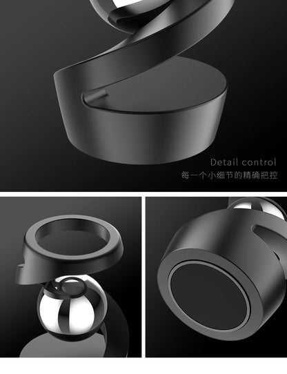 Adult Desktop Stress Relief Toy Aluminum Alloy Decompression Hypnosis Rotary Gyro Fingertip Kinetic levitating Spinner Gift