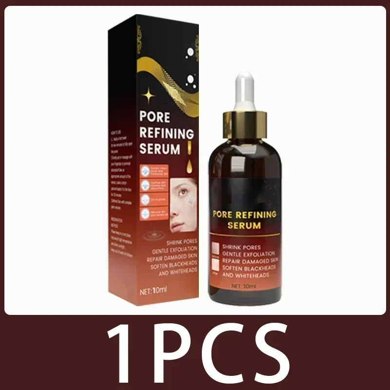 Pore Minimizing Serum Acid Shrink Pores Removing Large Pores Blackheads face Moisturizing Brightning Skin Care Essence Oil
