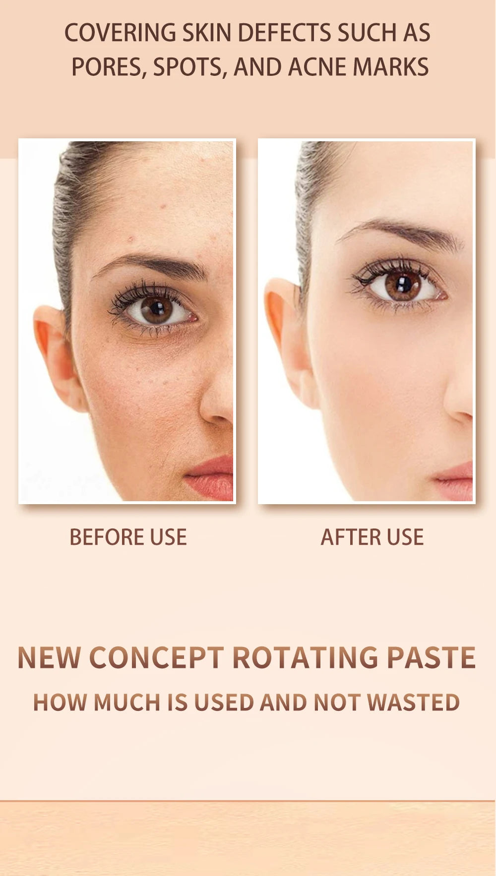 Ocheal Face Foundation Contour Stick Long-wear Lightweight Brighten Stick  Face Concealer Blemish Contouring Beauty Makeup