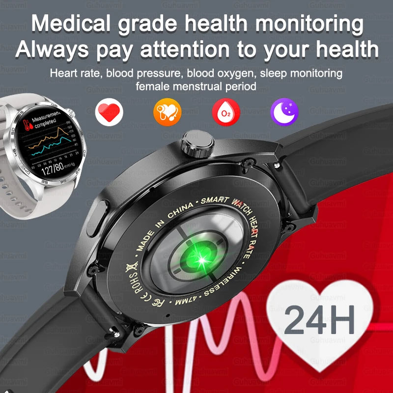 New Huawei Watch GT5 Pro Smart Watch 1.53 Inch HD AMOLED Screen NFC GPS Tracker Bluetooth Call Health Monitoring Watch Men Women