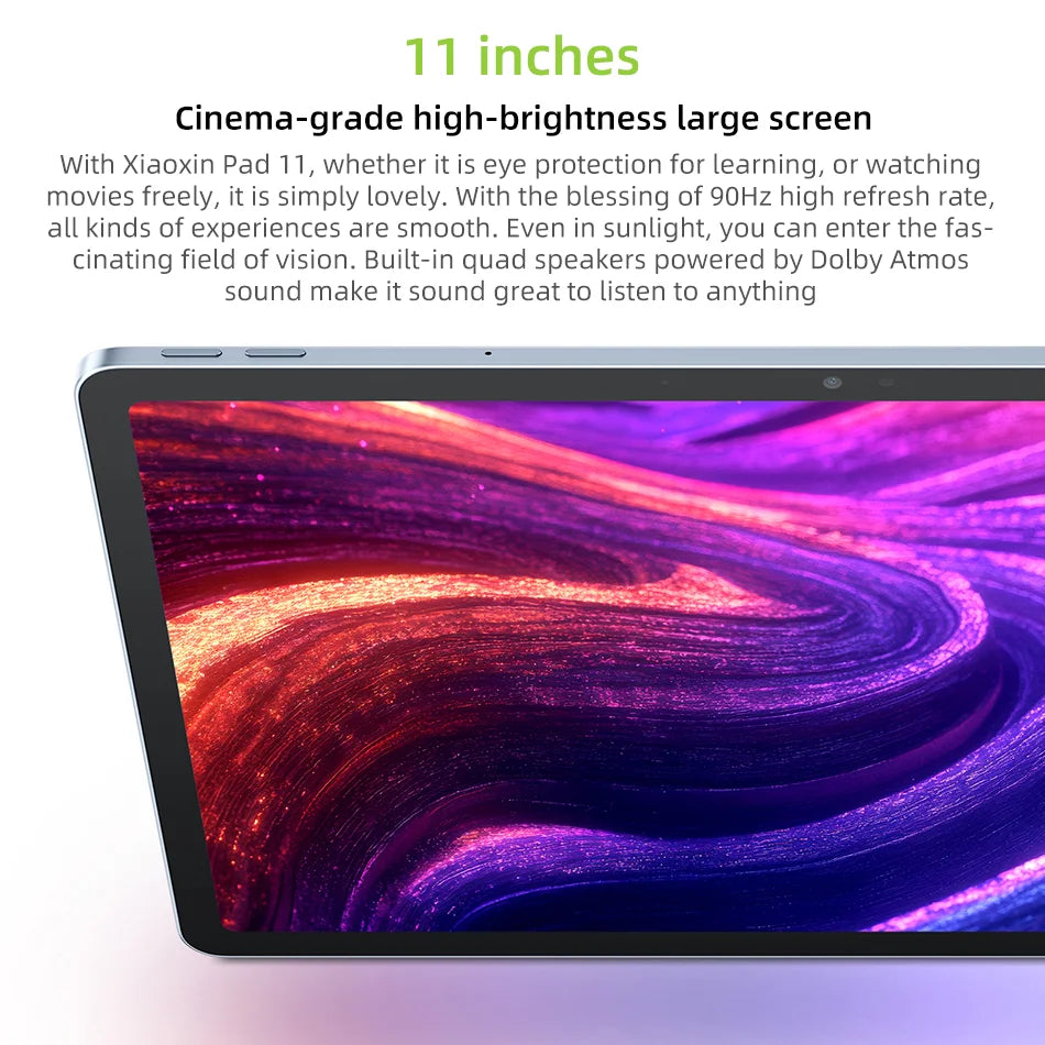 Global ROM Lenovo Idea Tab 11 128GB Xiaoxin Pad 11 MTK Dimensity 6300 11" 2.5K 90Hz Screen WIFI 7040mAh L1 Android Tablet