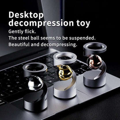 Metal magnetic levitation desktop toy anti-gravity spinning gyroscope relieve stress office decompression toy children's gift