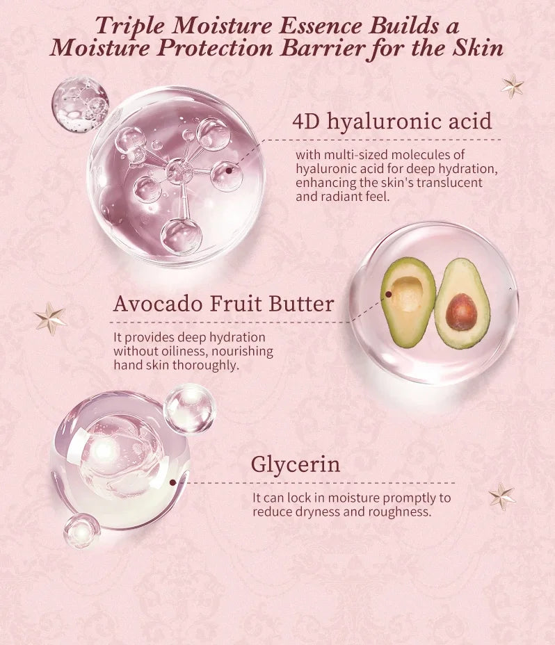 Flower Knows Strawberry Cupid Scented Hand Cream Moisturising & Nourishing Skin Care Lotions For Women Whitening Cream 50ml