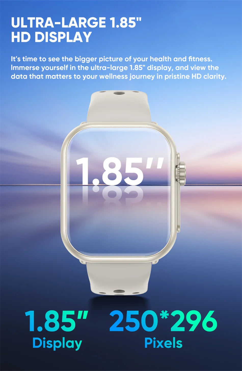 For Apple Watch Ultra 2 1000 mAh Smart Watch Men Women 1.85-inch HD Full Touch Screen IP68 Waterproof Bluetooth Call Smartwatch