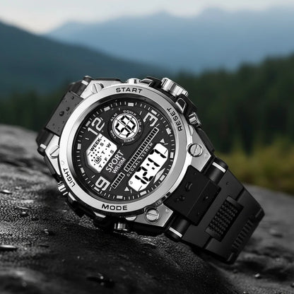 Trendy men's multifunctional sports student electronic watch is the best choice for gift giving