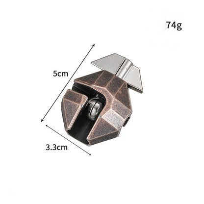 Classic IQ Metal Lock Puzzle – Brain Teaser Magic Baffling Game Toy for Kids & Adults