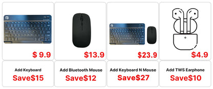 Blackview MEGA 3 Tablet - 12.1" 2.5K 90Hz Display Android 15 12GB 256GB 50MP Camera 8800mAh 33W Fast Charging