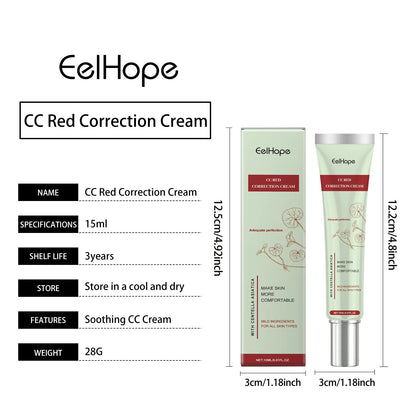 Centella Asiatica CC Cream Foundation Color Correcting Facial Repair BB Cream Full Coverage Natural Concealer Whitening Liquid