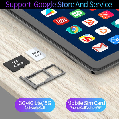 Tablet 4G 5G Pad Pro 8GB RAM 256GB ROM 10.1 inches FHD Display Android 12.0 Dual SIM Card Slot 8000mAh Battery Original Tablets