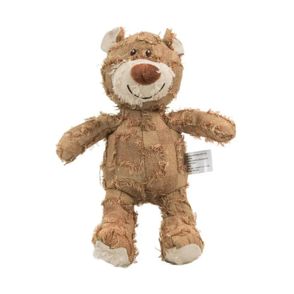 Dog Toy Dog Companion For Heavy Chewers Indestructible Plush Dog Toy For Large Dogs Indestructible Sturdy Bear Dog Squeaky Toy
