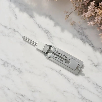 1-5PCS Keys Decoder Hook Tool O-ring Pickup Kit 2 In 1 Precision Hook & Pick Set Lock Decoder Stainless Steel Precision Tools